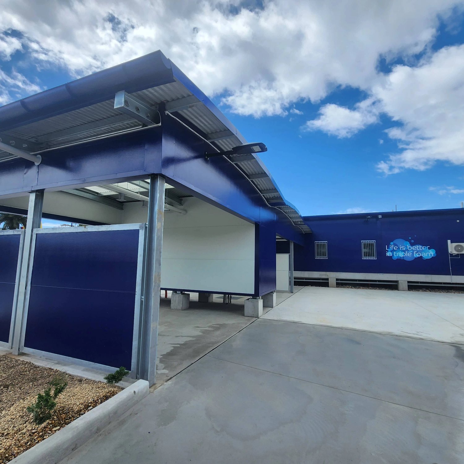 IMO Carwash Warilla construction