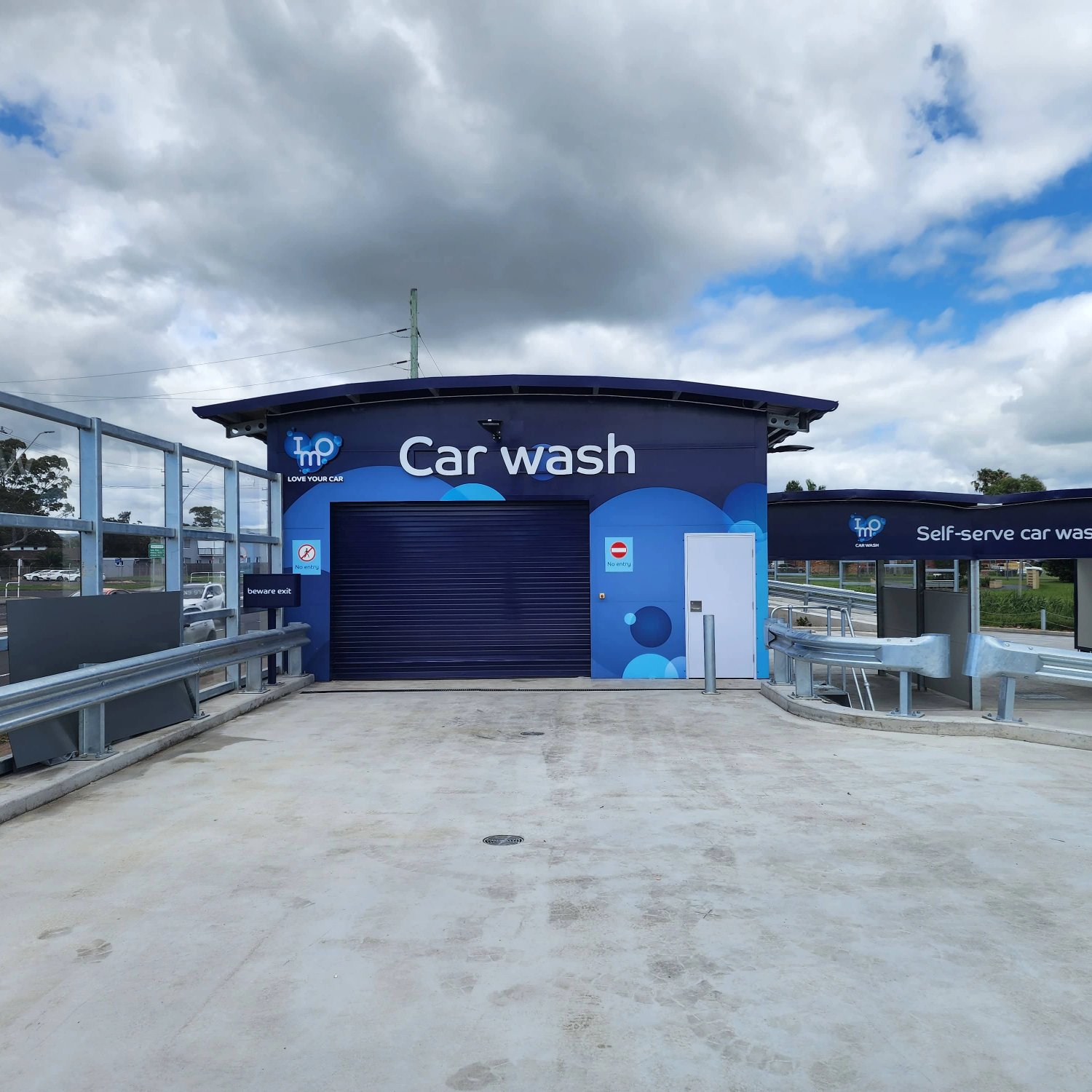 IMO Carwash Warilla construction