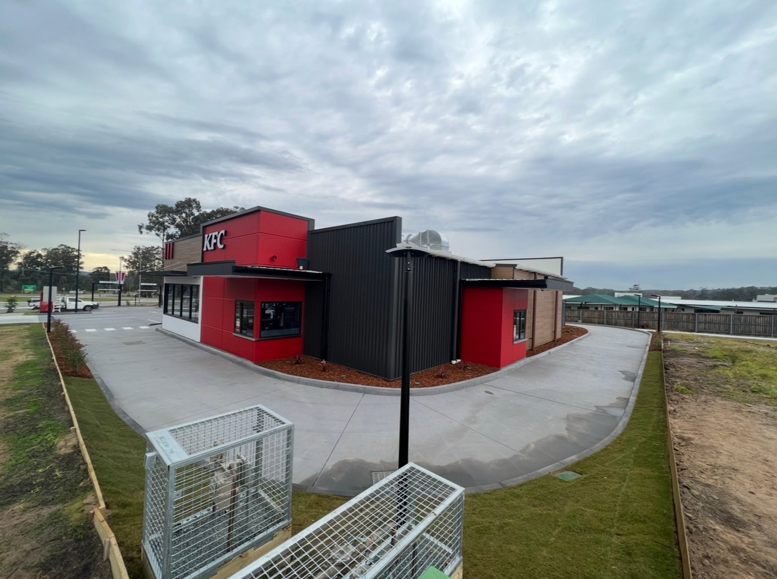 KFC Huntlee commercial construction
				project